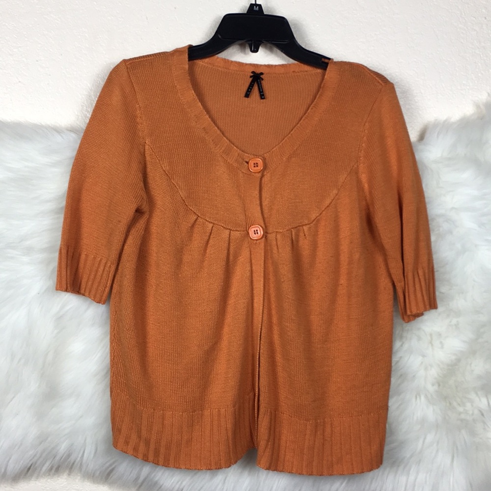 Lapis short sleeve cardigan